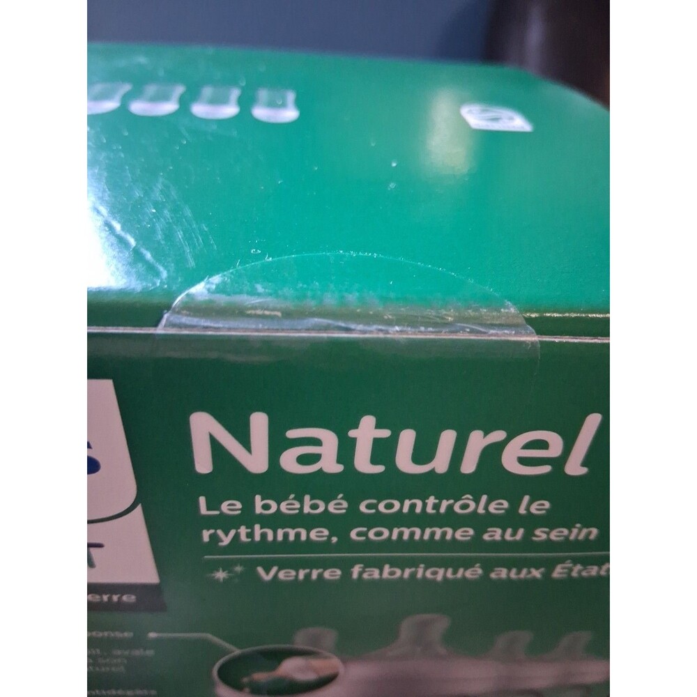 Philips Avent Pkg Of 4 Natural Response Glass Baby Bottles  8 fl.oz  NEW/sealed - Picture 3 of 3